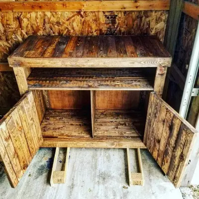 Repurposed Television Stand — Carpentry & Woodworking project by Bearwood Reclaimed