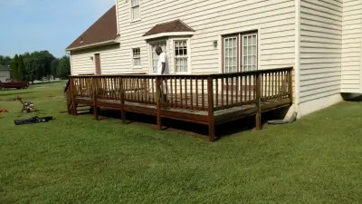 Varina deck restoration and staining project — Carpentry & Woodworking project by Danny R Ammons Jr Construction