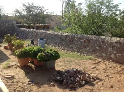 Affordable Rainbow Rock Beds with Brick — Landscape Design project by Abescape Landscaping & Irrigation