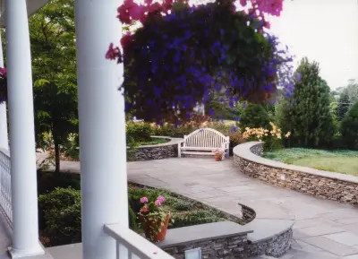 Chenango Bridge Home — Landscape Design project by HAAS Landscape Architects