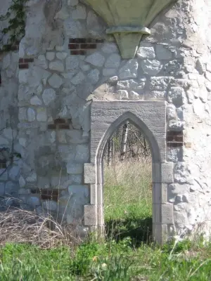 Entrance of Folly Enhances Enigma — Landscape Design project by Landscape Solutions By Susan Murphy, LLC
