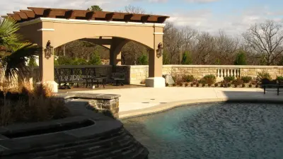 Mediterranean Fort Smith — Landscape Design project by Landform Designs