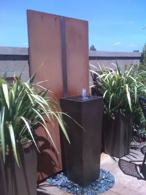 water features — Landscape Design project by Broussard Associates Landscape Architects