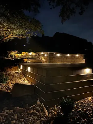 Exterior Illumination — Landscape Design project by Wadescapes