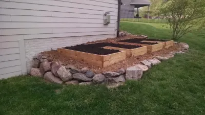 Elevated Keyhole Gardens — Landscape Design project by Abundant Design, LLC