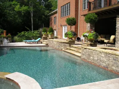 Home Swimming Pool Project — Landscape Design project by Craig Design Group, Inc