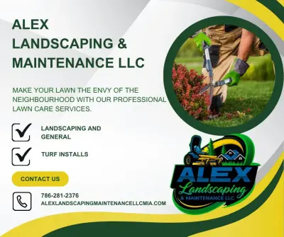 Alex Landscaping & Maintenance LLC - Landscape Construction in Homestead, FL
