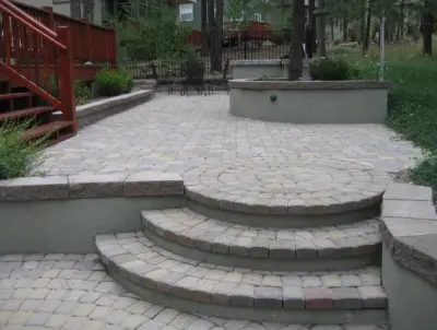 Paver Terraces — Landscape Design project by Agassiz Landscape Group