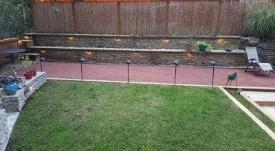 Bamboo Barrier — Landscape Design project by Paoke Stoneworks