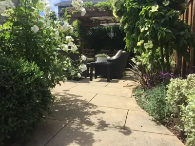 Comfortable Outdoor Living — Landscape Design project by Haven Home And Garden Design