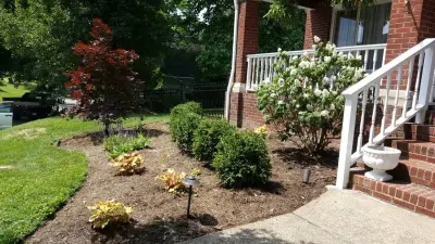 Artisan-Style Shade Walkway — Landscape Design project by Everman Designs, LLC