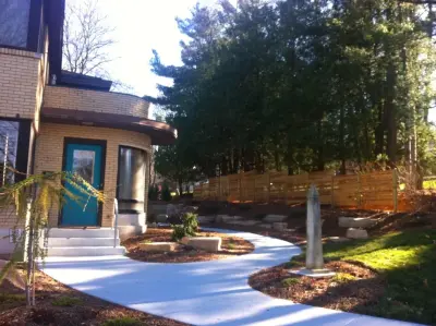 Home-Based Curved Creations — Landscape Design project by Landscape Solutions By Susan Murphy, LLC