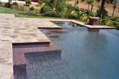 Hidden Oasis Pool — Landscape Design project by Biomirage Landscape, Pool & Garden Design