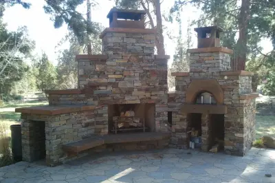 Fire Pits, Al Fresco Kitchens, and Pizza Grills — Landscape Design project by Heart Springs Landscape Design, LLC