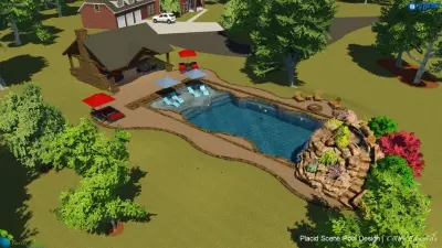 Placid Scene Pool Design - Architectural & Building Design Services in Rogers, AR
