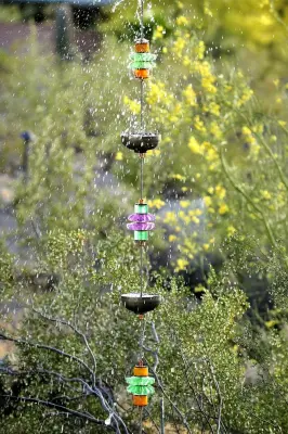 Tucson Rain Chain — Landscape Design project by Design Collaborations