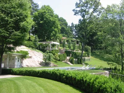 Hillside Garden — Landscape Design project by Christian Duvernois Landscape/Studio in Greenwich