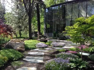 Inviting Entries — Landscape Design project by Barbara Safranek Landscape Design