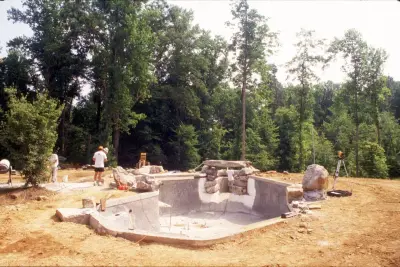 Oak Ridge Residence of Sherrill — Landscape Design project by Garry Menendez Landscape Architecture