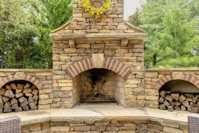 Personalized Outdoor Patio and Fire Feature — Landscape Design project by The Lawn Butler