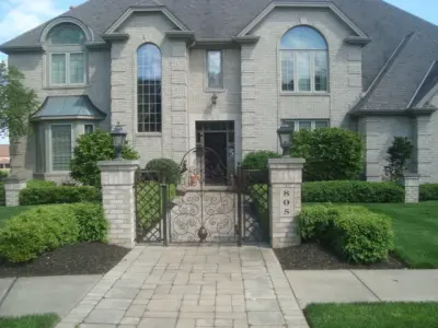 Pittsburgh - Treesdale Entrance Gate / Pathway / Landscaping — Landscape Design project by Karl Steinmetz Landscape Architect