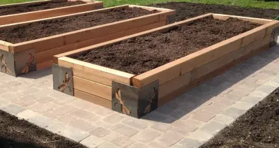 Elevated Planting Boxes — Landscape Design project by Stony Creek Landscapes