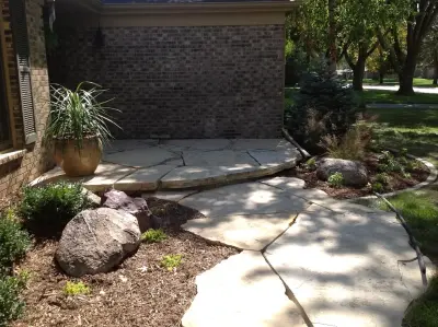 Spencer Stone Gateway — Landscape Design project by Del's Garden Center