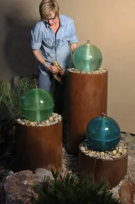 Tucson Sphere Fountain — Landscape Design project by Design Collaborations