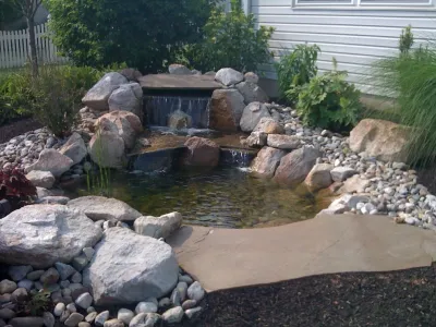 Small Pond — Landscape Design project by Christopher A. Zeek LandscapeDesign&Construction
