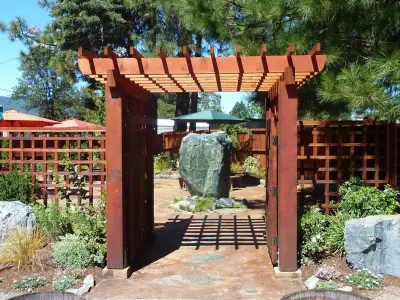 Christiansen-Arner Sculpture and Landscape Design - Stone & Concrete Installation in Mendocino, CA