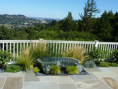 Christiansen-Arner Sculpture and Landscape Design - Stone & Concrete Installation in Mendocino, CA
