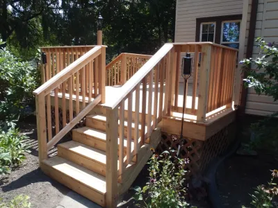 Cedar Deck — Landscape Design project by Christopher A. Zeek LandscapeDesign&Construction