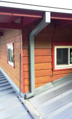 Cold Creek Canyon Box Gutter Project by Precision Seamless Gutters LLC