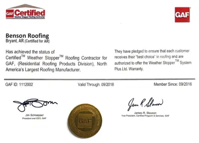 Credential Documents by Benson Restoration