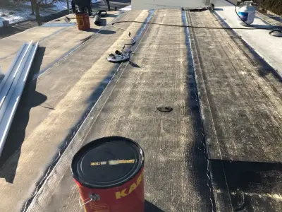 Edison NJ Commercial Roofing Services for Repair and Replacement — Roofing & Gutter Services project by Nivelo Construction LLC Roofing Contractor NJ