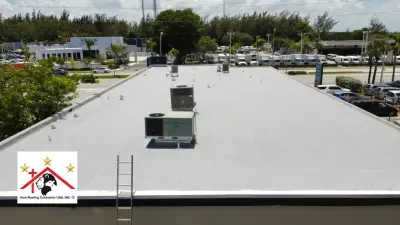 Flat Top Roof — Roofing & Gutter Services project by Jireh Roofing Contractor USA, INC