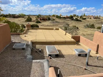Bitumen and Gravel Leak Restoration — Roofing & Gutter Services project by Mircon LLC