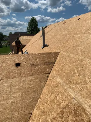 Roof Installation in Zionsville, IN — Roofing & Gutter Services project by Roofing Express LLC