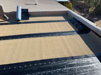 Re-roofing with Modified Bitumen — Roofing & Gutter Services project by Mircon LLC