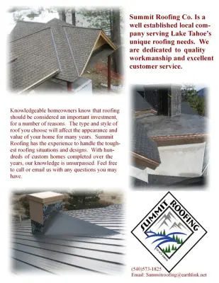 Promotion — Roofing & Gutter Services project by Summit Roofing Co