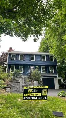 Milford - Roofing and Gutters, Custom Exterior Painting — Roofing & Gutter Services project by Black Ladder Group Inc.