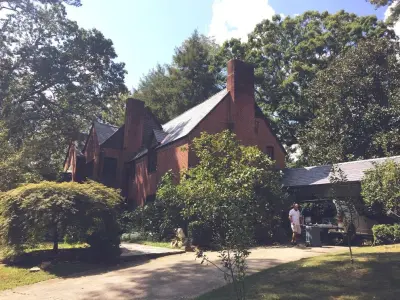 Historic Renovation with Slate Roofing — Roofing & Gutter Services project by R W Stokes Enterprises