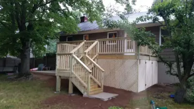 Revamping a Backyard — Roofing & Gutter Services project by Hendo Contracting