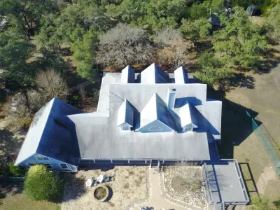 Seamless Standing, Wimberly, Texas by Green Knight Metal Roofing