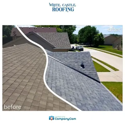 Roofing Transformation: Before and After — Roofing & Gutter Services project by White Castle Roofing
