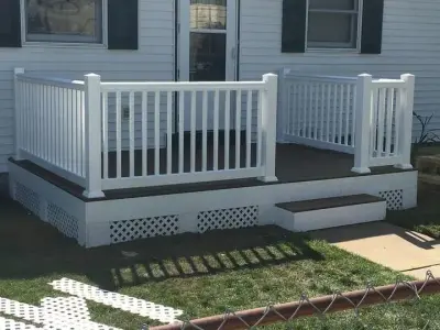 Stunning Deck Installation in South Bend, IN — Roofing & Gutter Services project by M&V Pro Services Inc.
