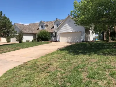Before and After Transformation — Roofing & Gutter Services project by Farha Roofing