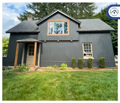 Slatted and Framed Exterior Cladding by Modern Exterior Roofing
