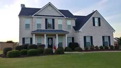 Bogart, GA - Roofing - CertainTeed Landmark Moire Black Shingles — Roofing & Gutter Services project by Total Pro Roofing