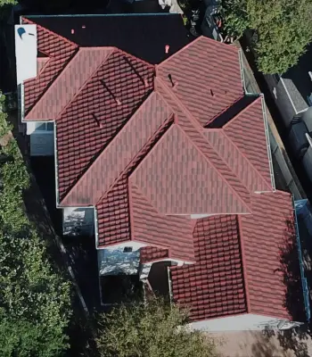 Barcelona Boral Stone-Coated Barrel Tile by Green Knight Metal Roofing